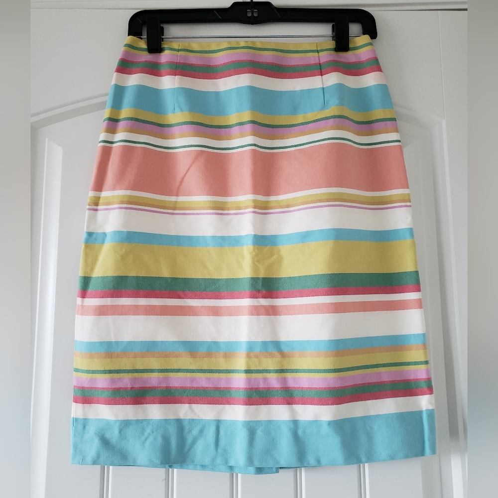 Talbots | Multicolor Striped Skirt